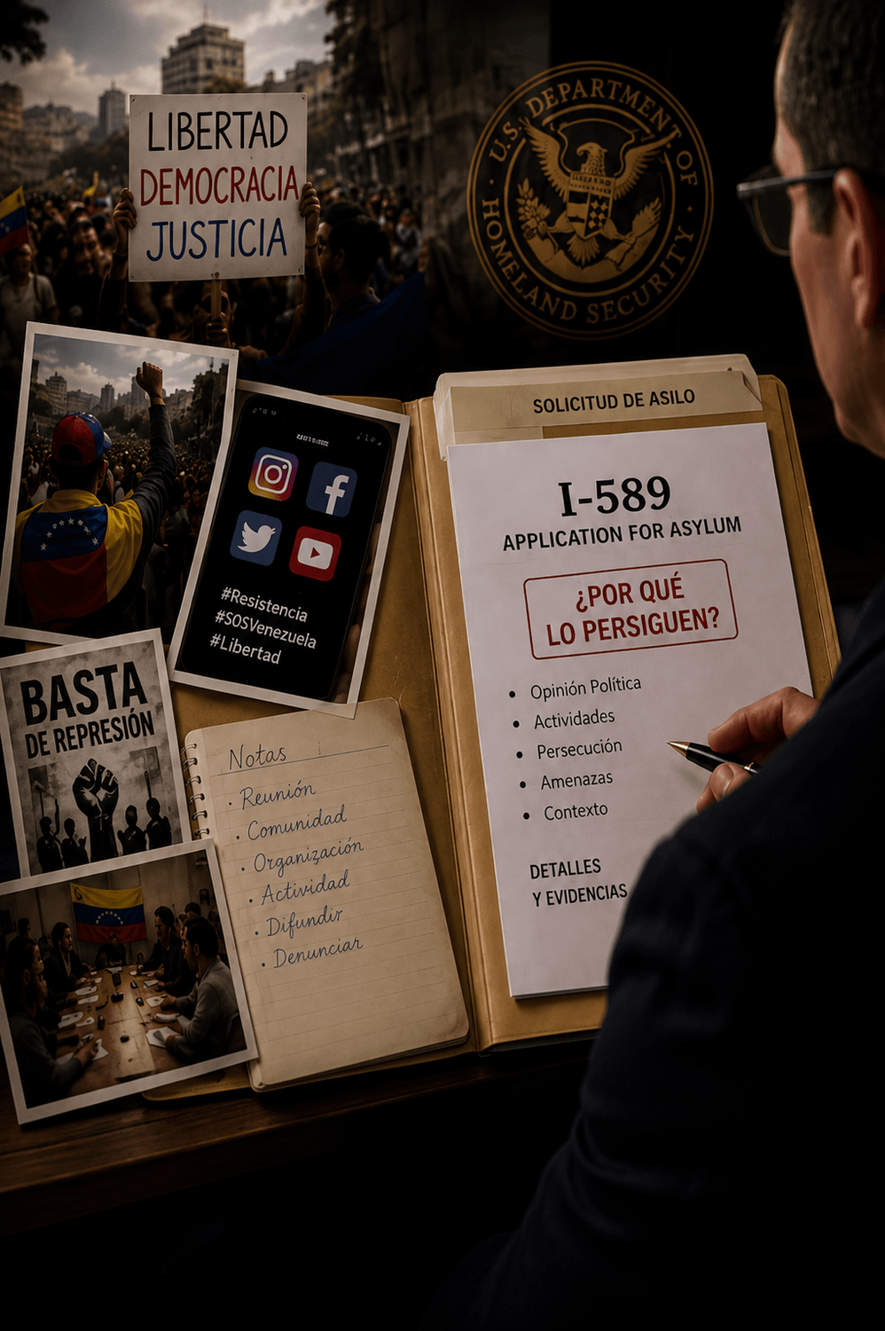 Fundamentos del Asilo I-589 y Evidencias