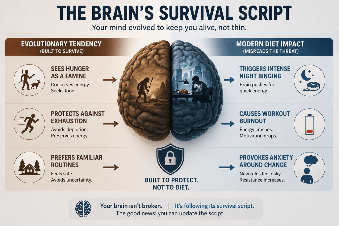 The Brain's Survival Script Preventing Your From Dieting