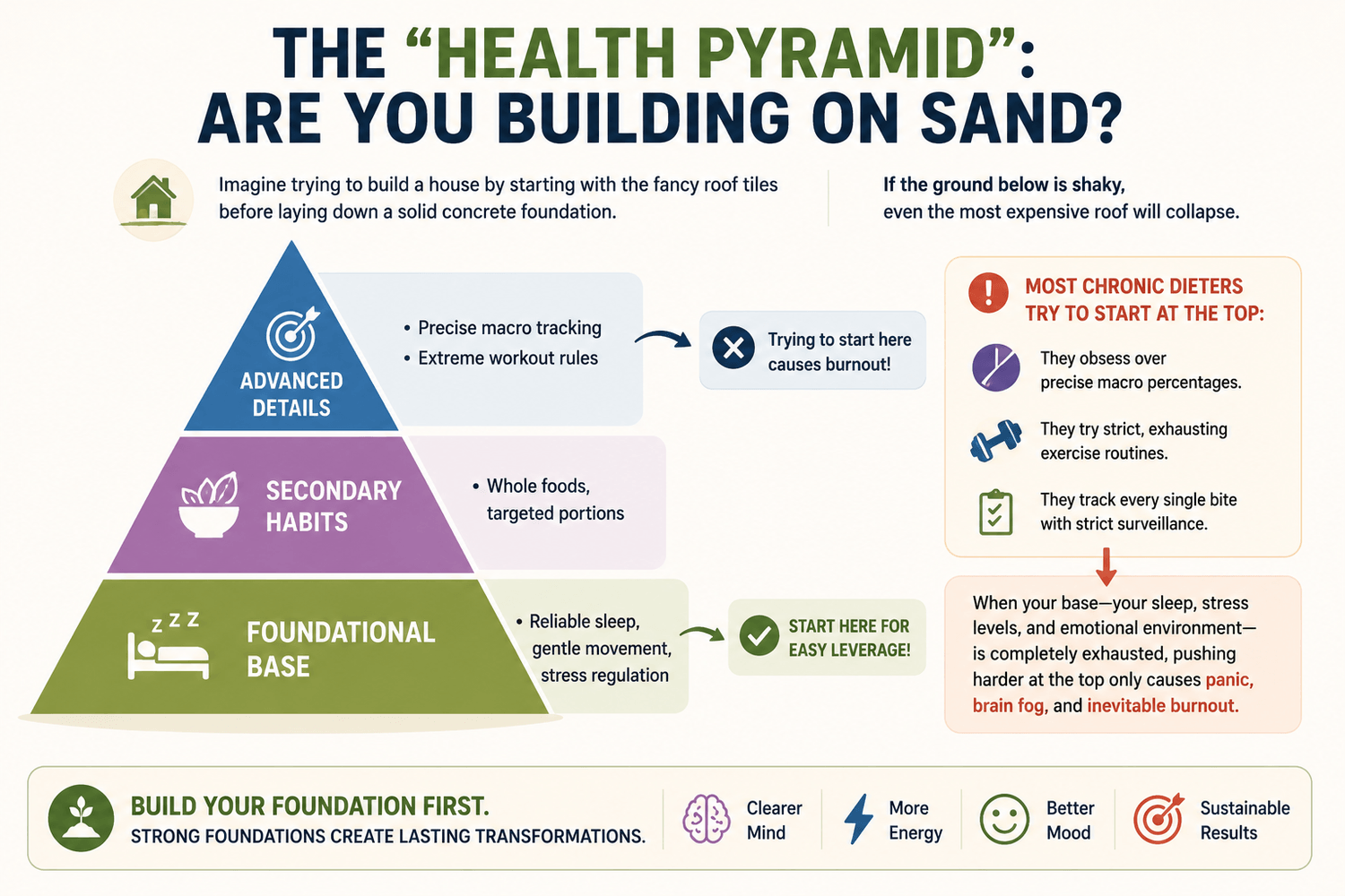 The Health Pyramid - The Why Behind Your Weight Loss Struggle