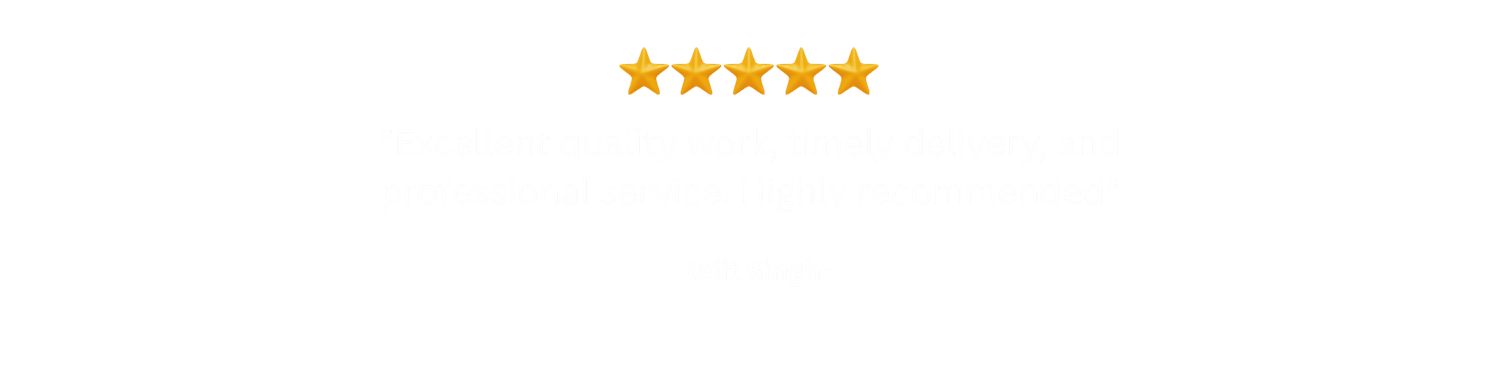 ⭐ OUR TESTIMONIALS ⭐