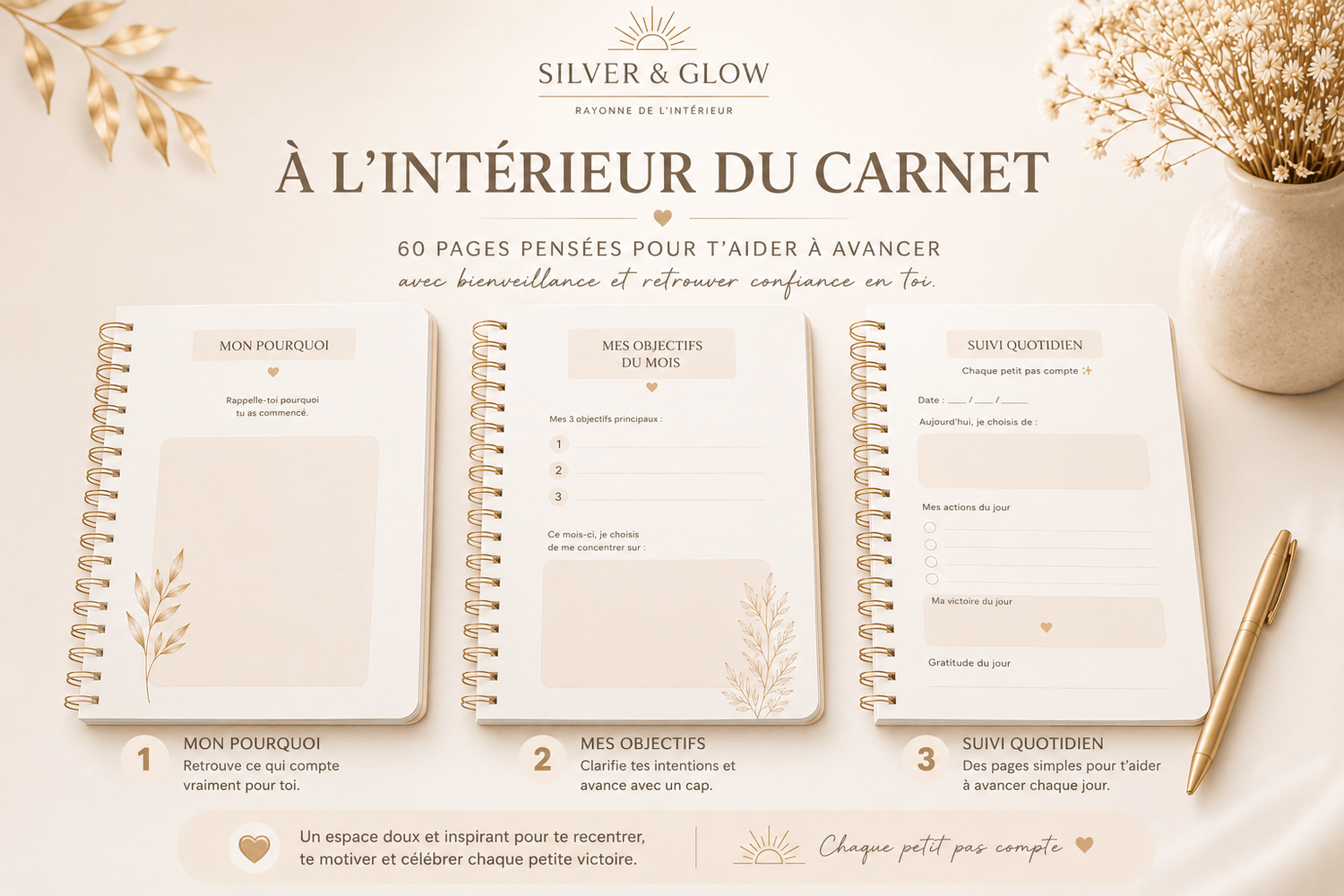 Aperçu intérieur du carnet