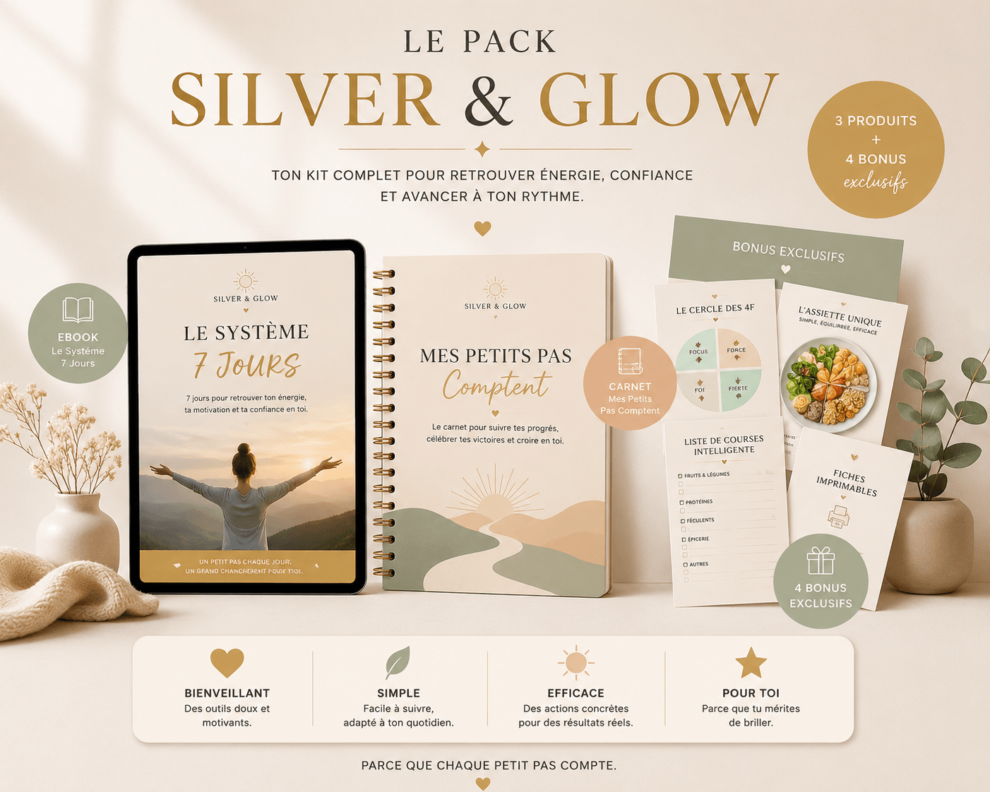 Pack Silver & Glow