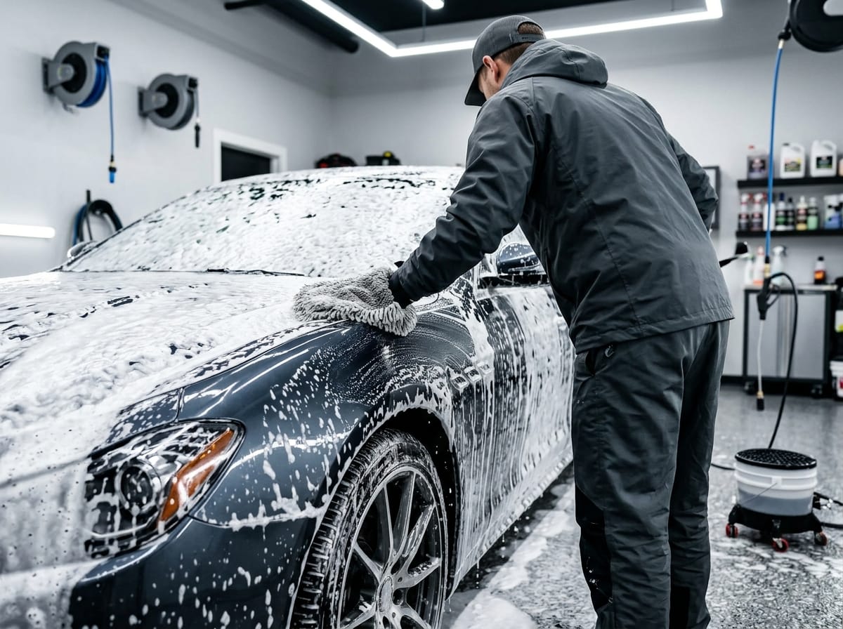 Idee Reel per detailing con schiuma, lucidatura e pulizia auto