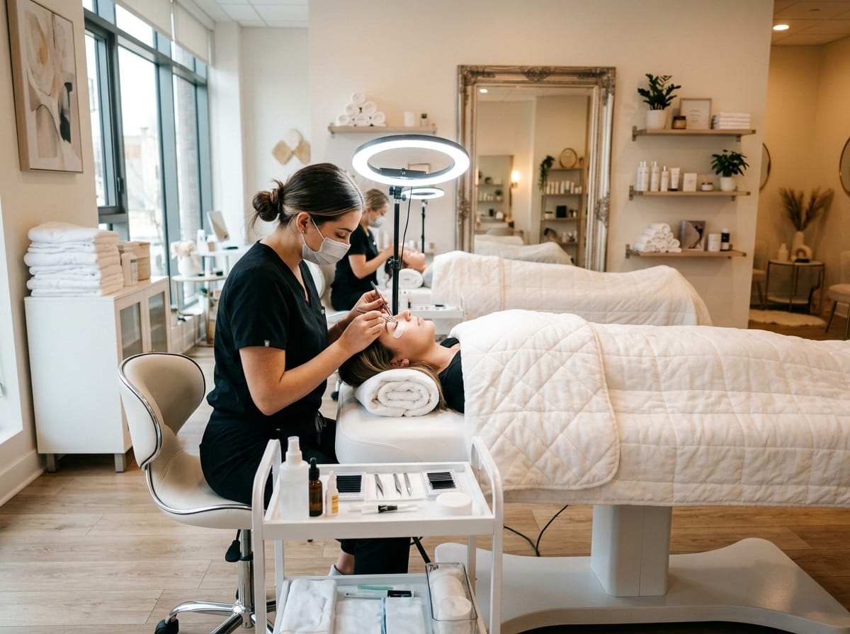 Beauty salon specialising in lashes, brows and advanced treatments