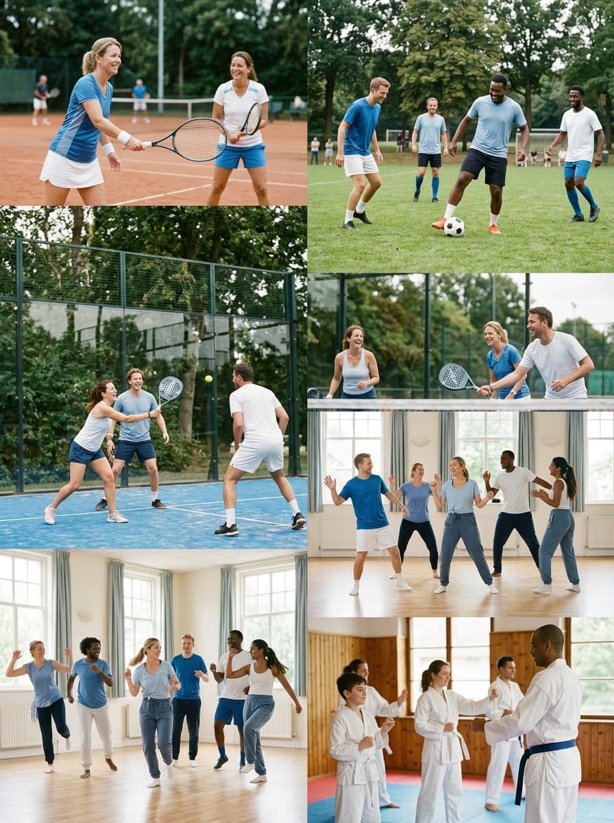 Diverse discipline proposte dai club sportivi dilettantistici