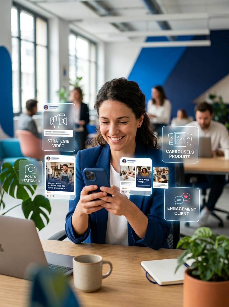 Petite entreprise recevant des publications prêtes à publier