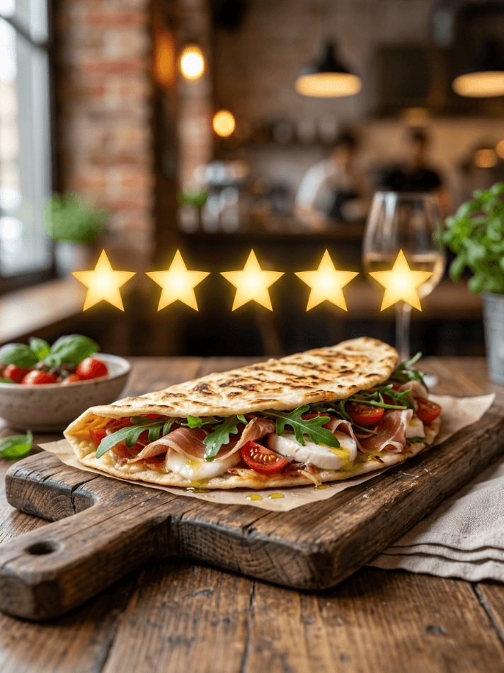 Recensioni clienti per una paninoteca con servizio da asporto