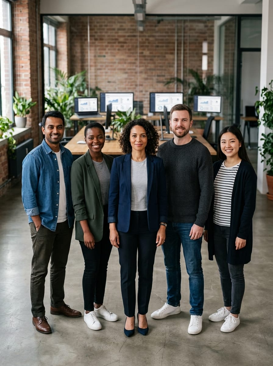 Founder e team di un'azienda SaaS italiana