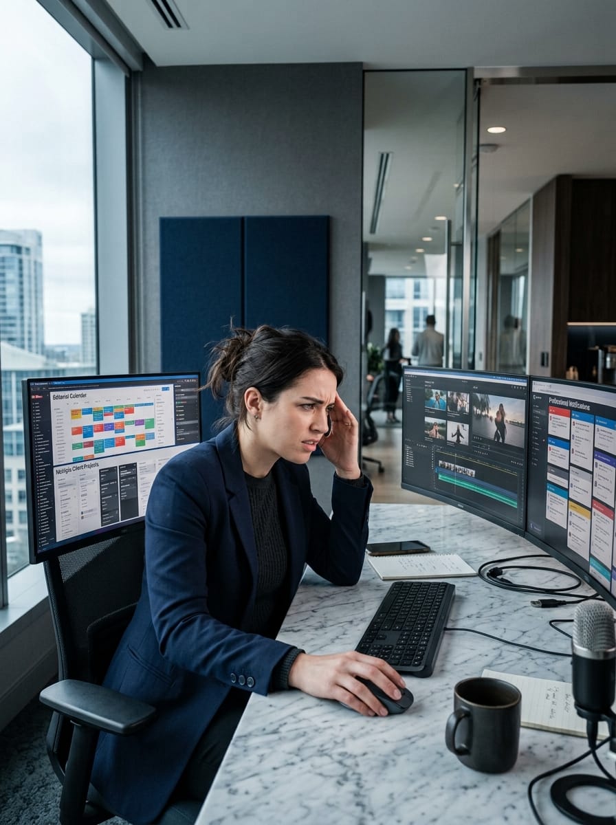 Community manager débordée devant plusieurs projets clients
