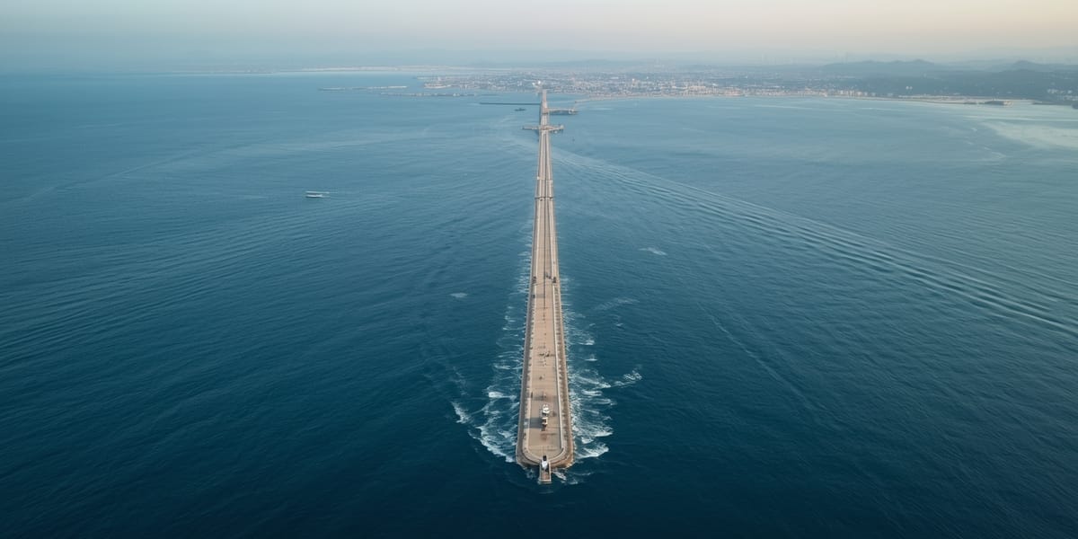 California harbor ocean route split