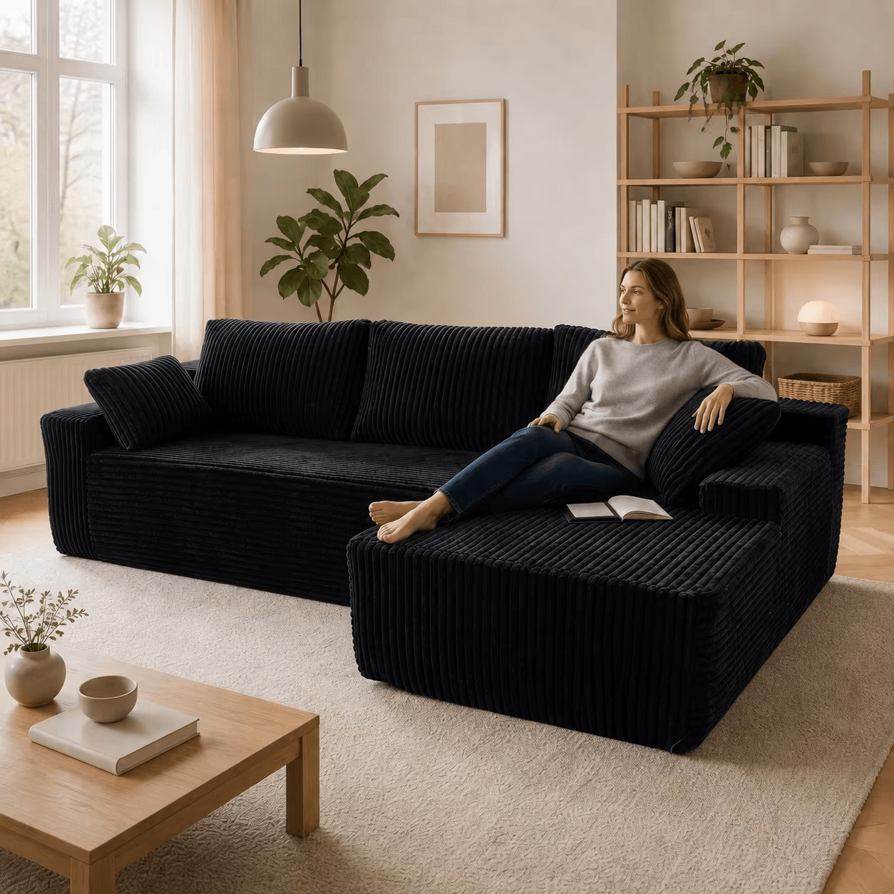 Boneless Couch Black Variant