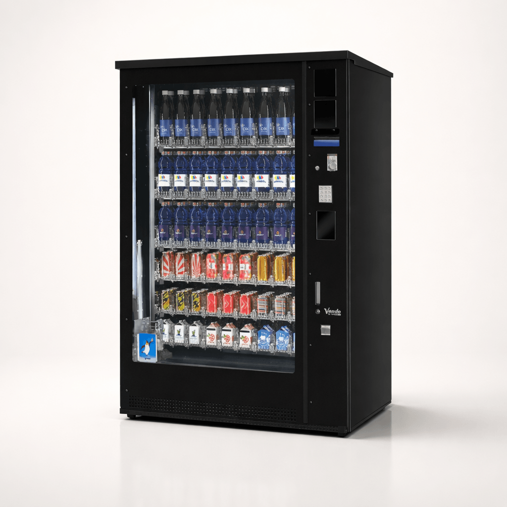 Sanden Vendo DM9 Outdoor als gro&szlig;e Automatenb&uuml;hne