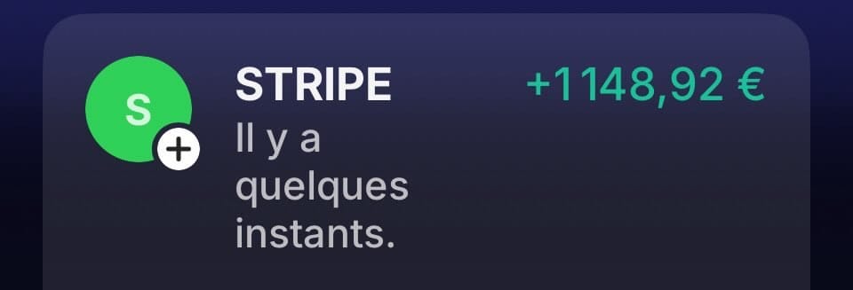 Preuve de vente : capture d'ecran brute 4
