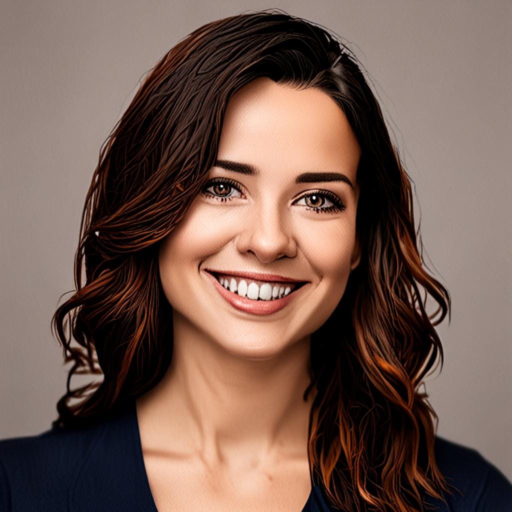 smiling woman portrait