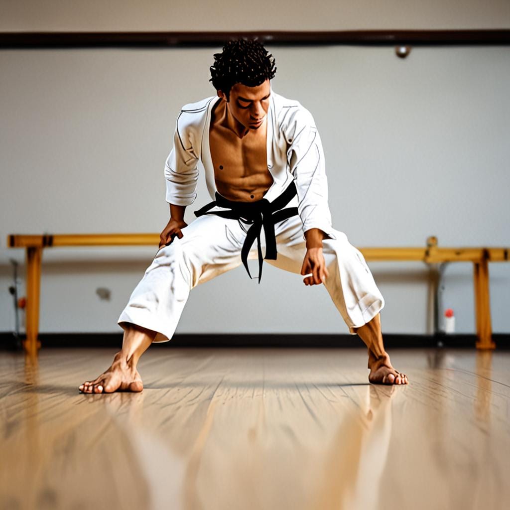 capoeira ginga footwork training