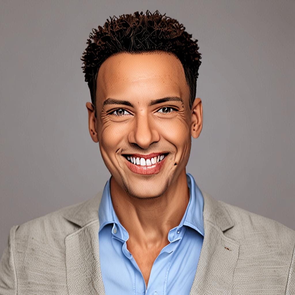 smiling man portrait