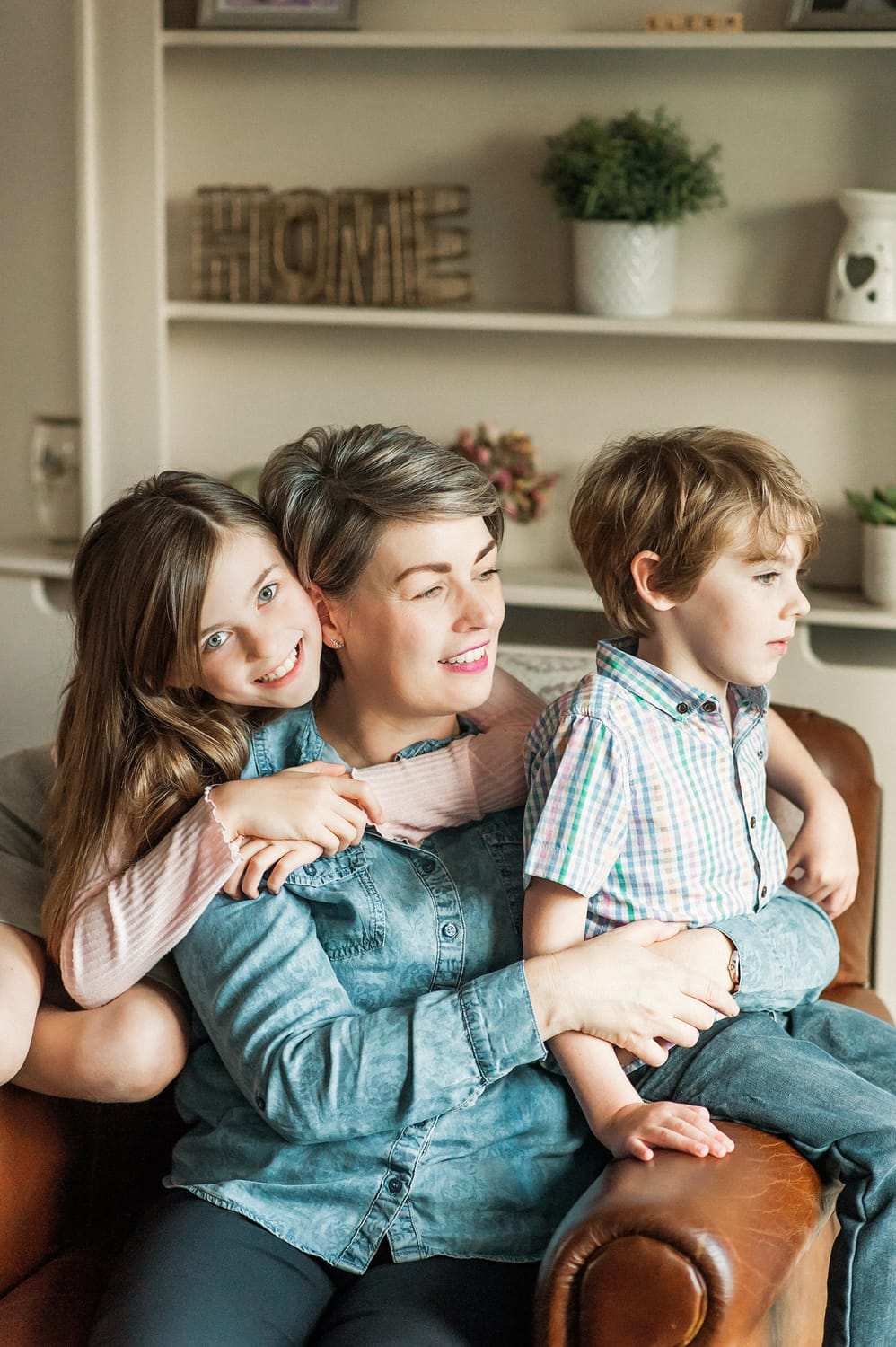 Jill Lawson with her family