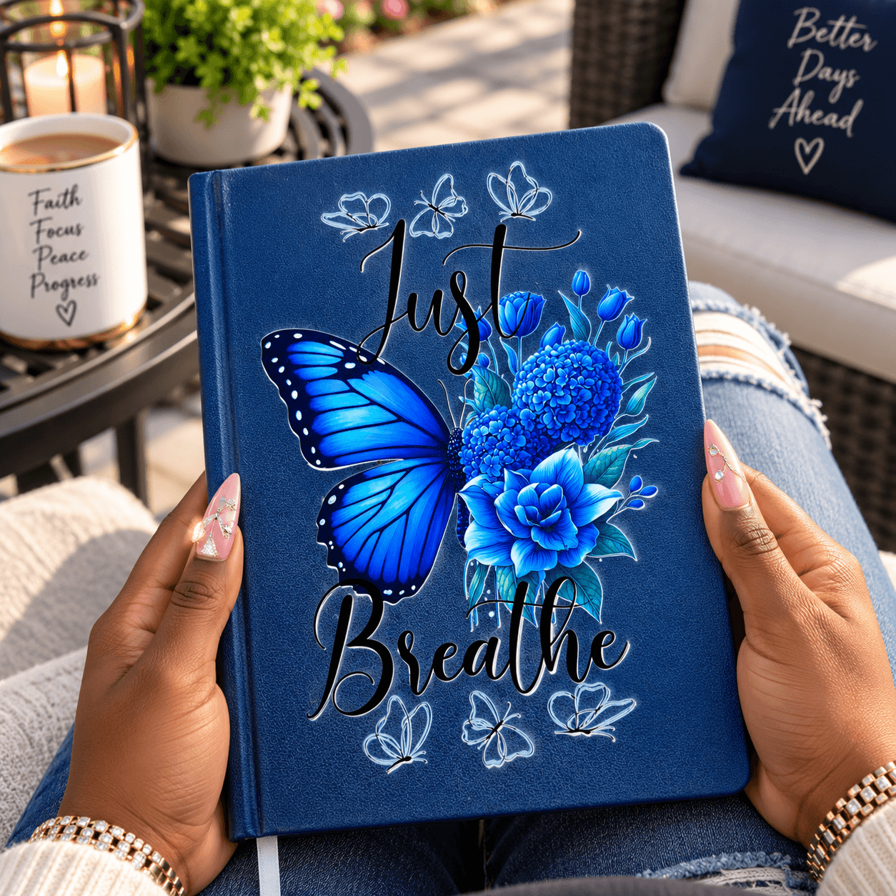 Rings and Blings Just Breathe faith journal
