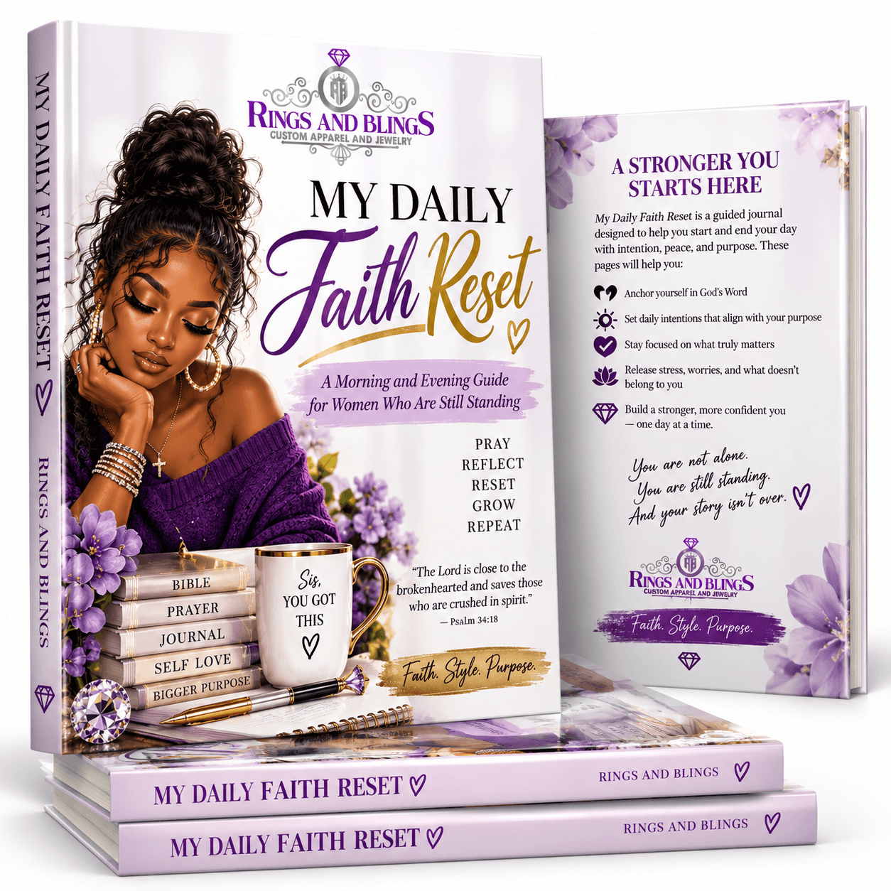 My Daily Faith Reset free guide from Rings and Blings
