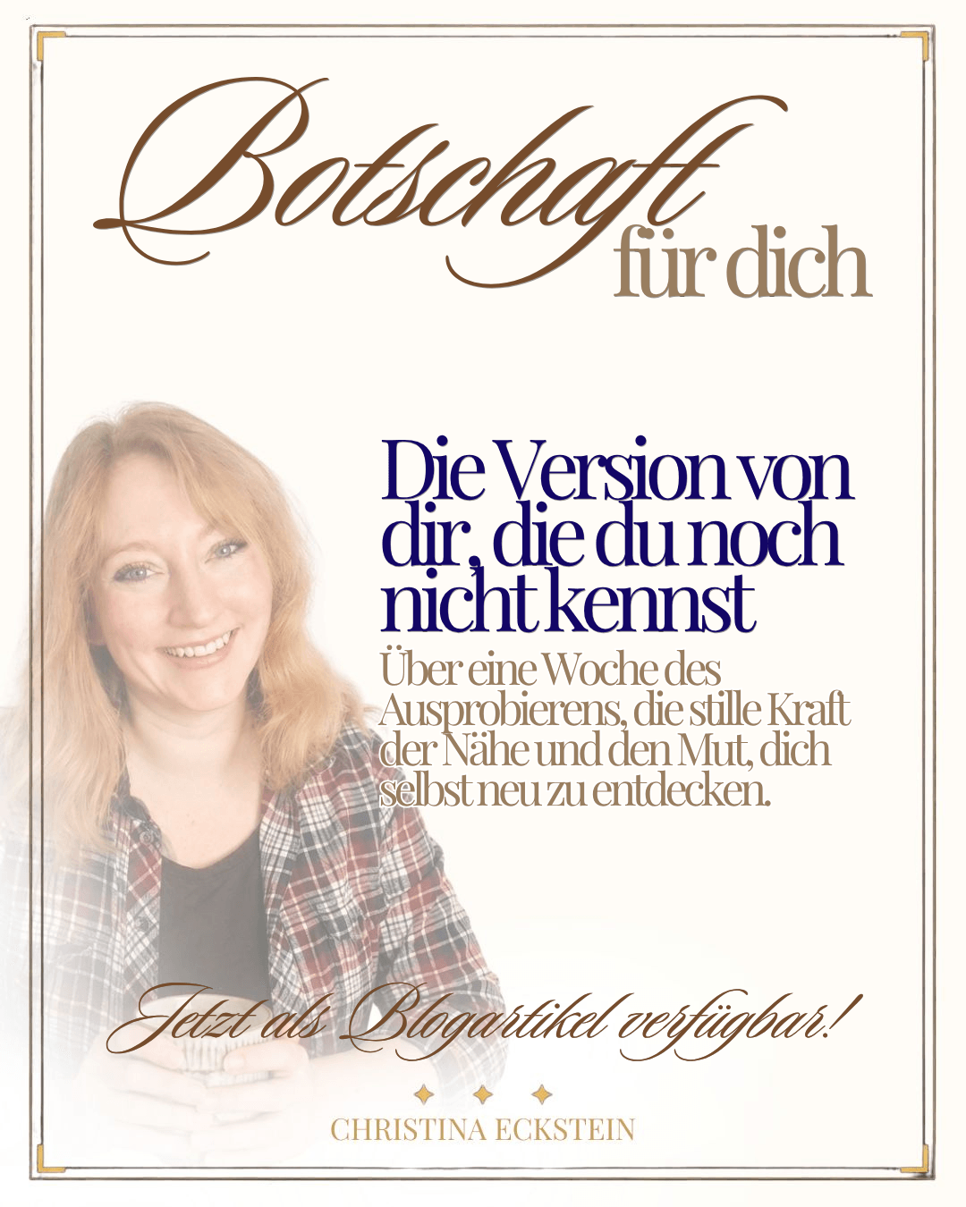 Wochenbotschaft - Die Test-Woche