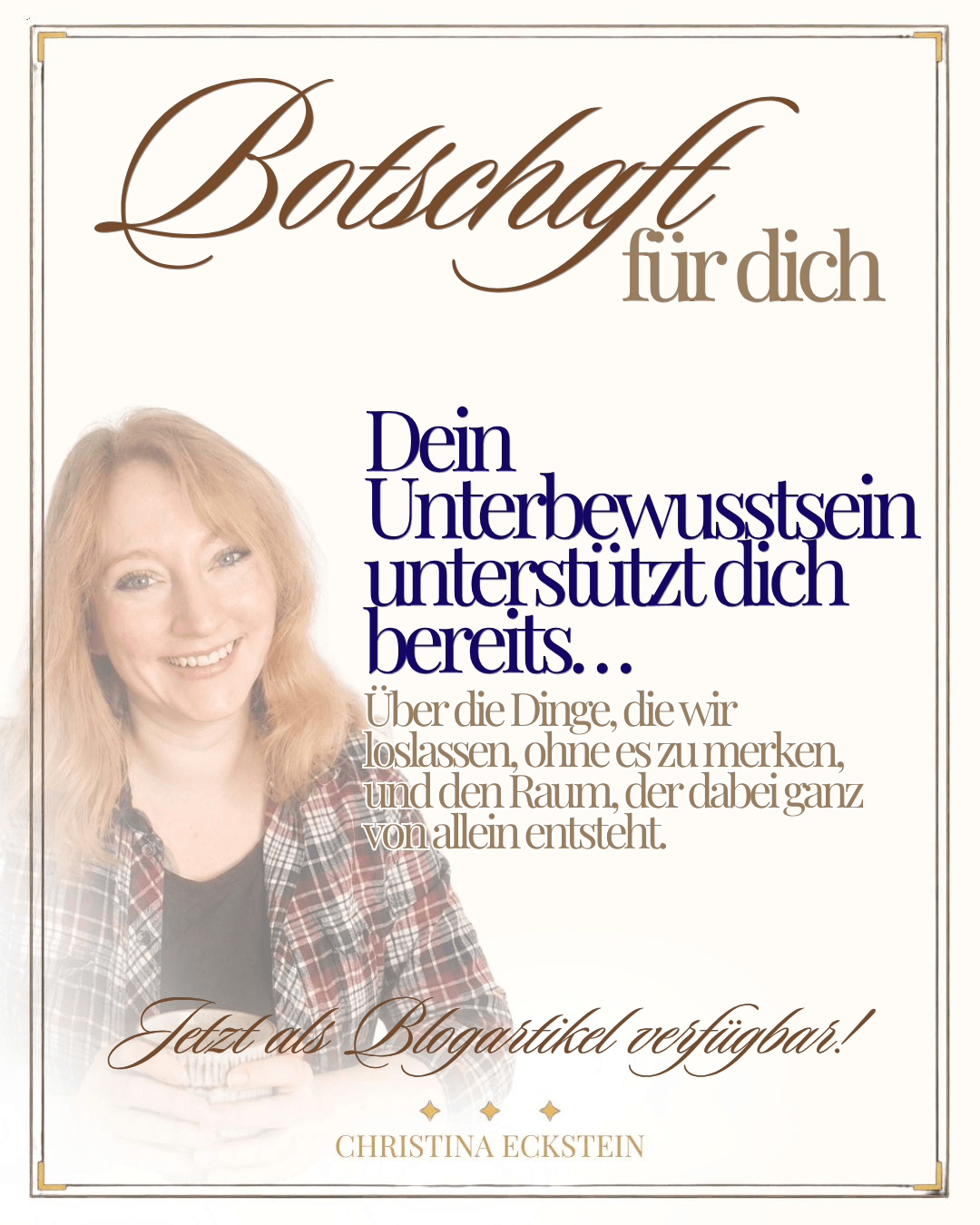 Wochenbotschaft - Dein Unterbewusstsein unterstützt dich bereits