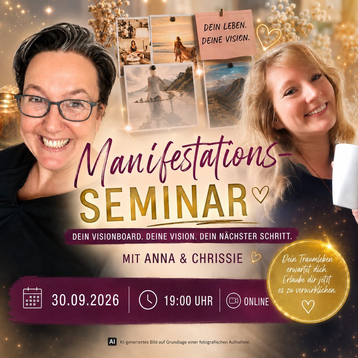 Manifestations-Seminar mit Anna und Christina