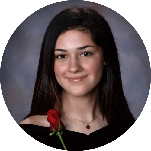Black and White Picture of Makayla Karsch