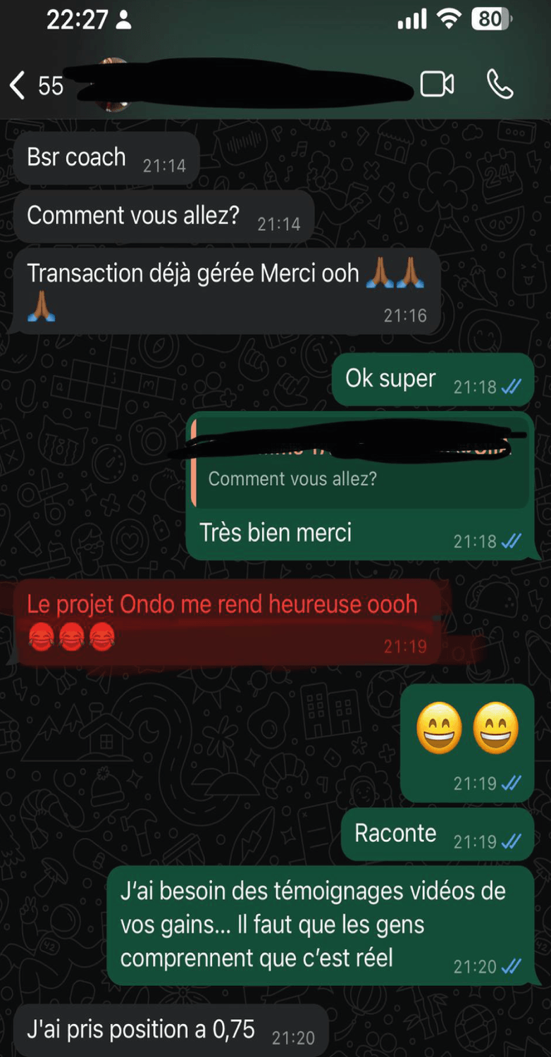 Témoignage