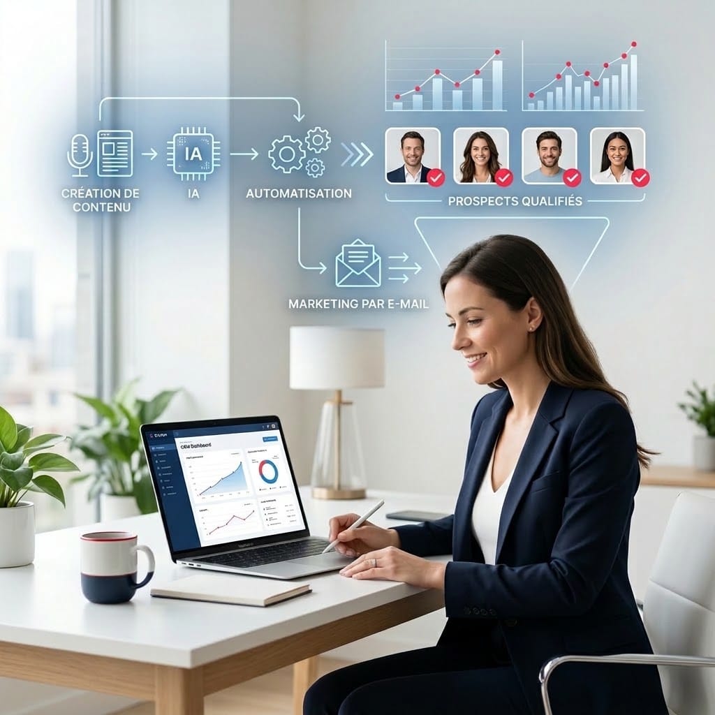 Système de prospection digitale VDI MLM avec IA, automatisation et prospects qualifiés