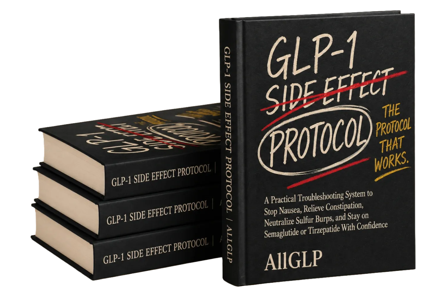 GLP-1 Side Effect Protocol by AllGLP – Practical Guide to Managing Nausea, Constipation, Sulfur Burps, and Other Common GLP-1 Side Effects