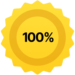 100% guarantee