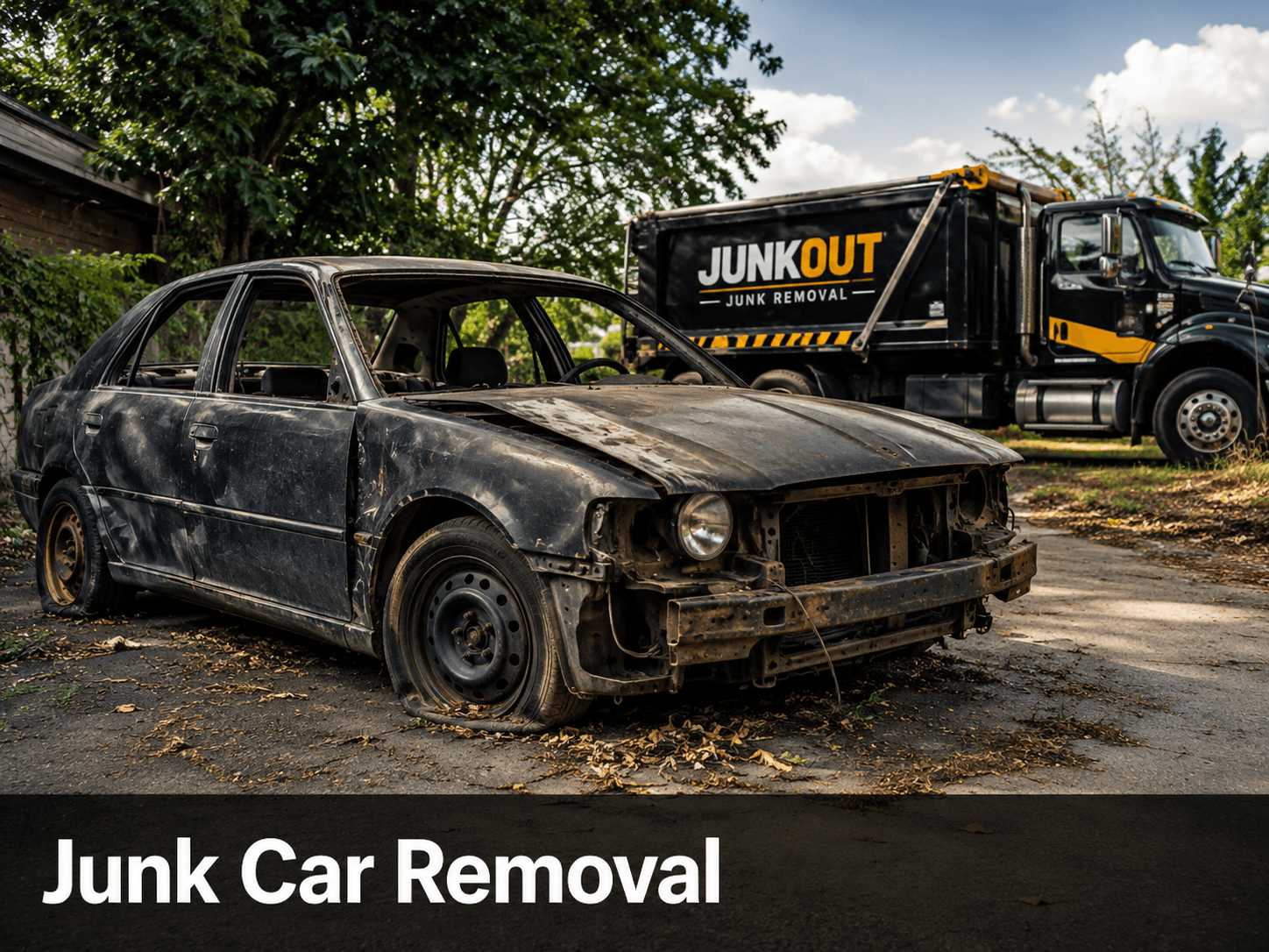 Junk car removal by JunkOut