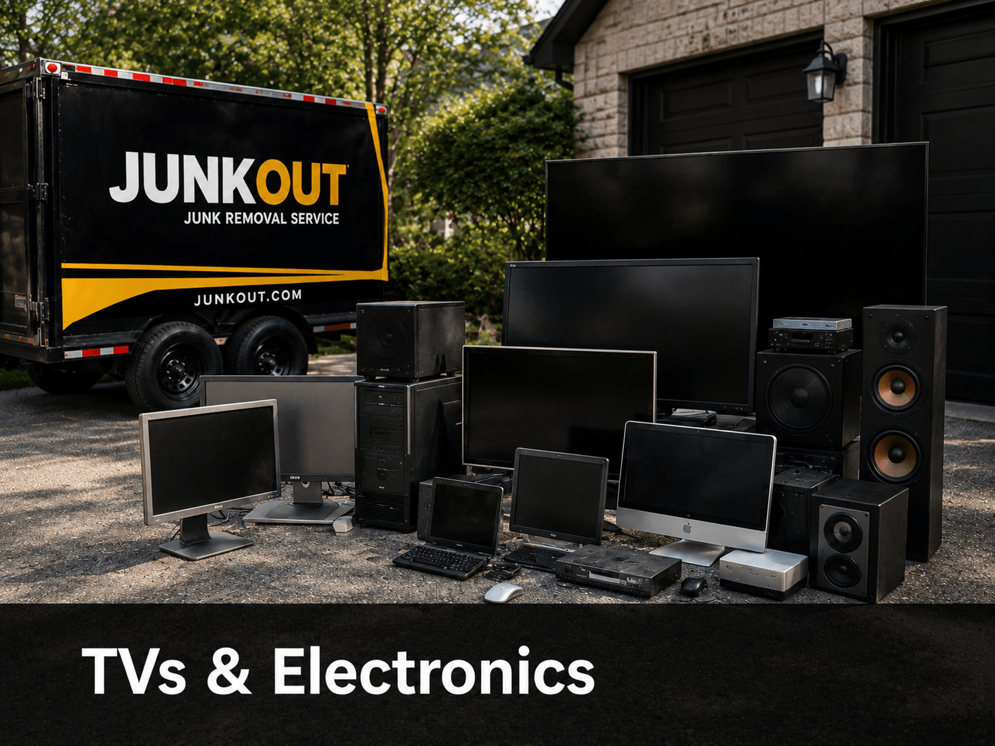 TV and electronics removal by JunkOut