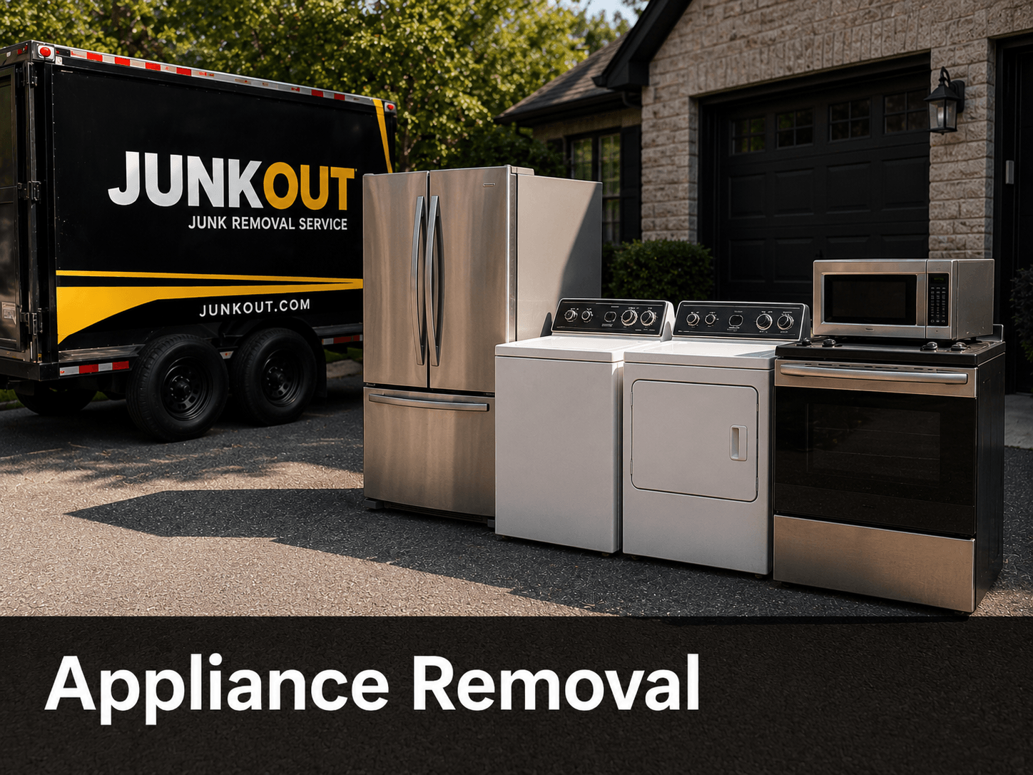 Appliance removal by JunkOut