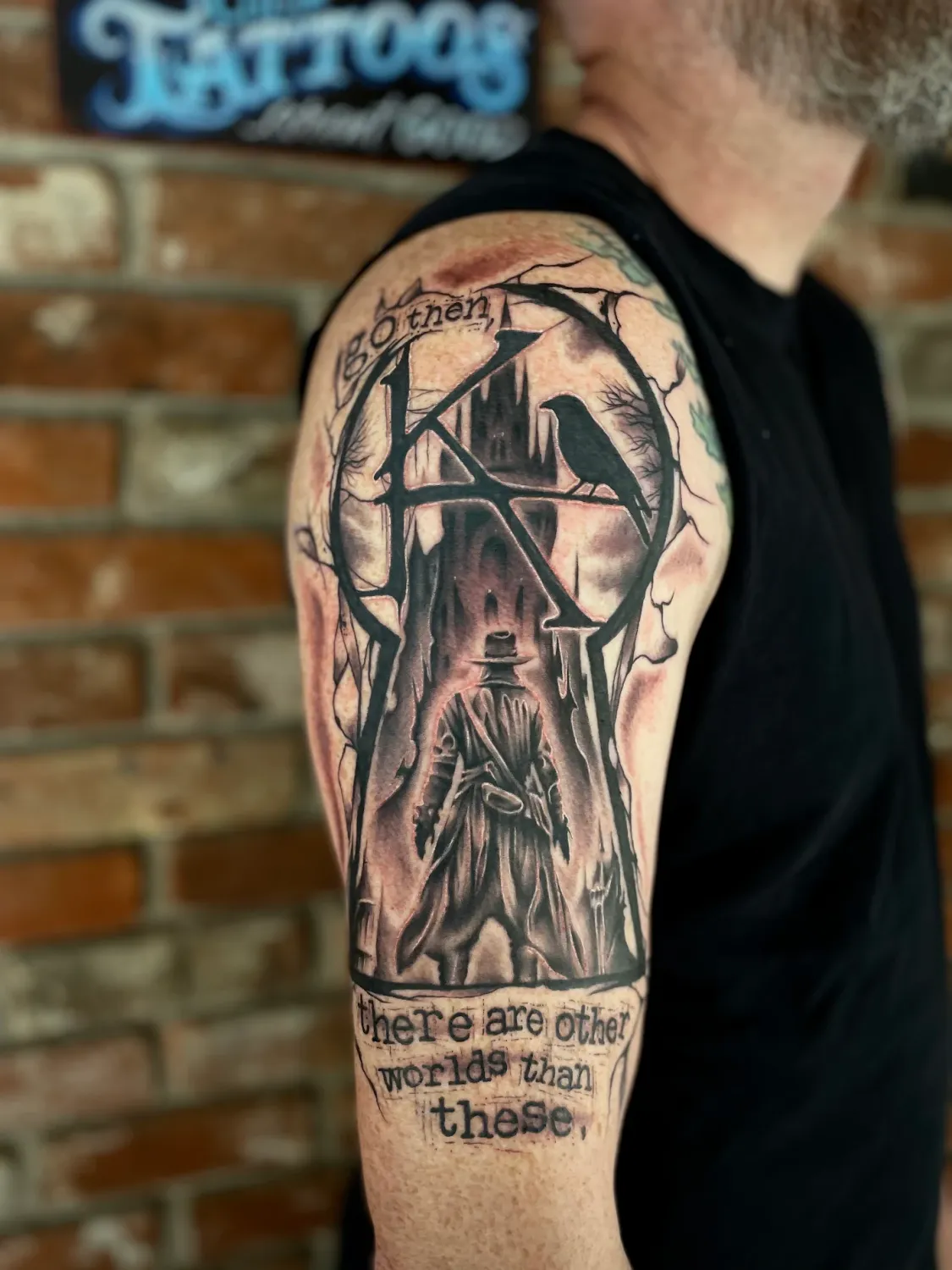 Tattoo photo included with Robert Fallows' Google review