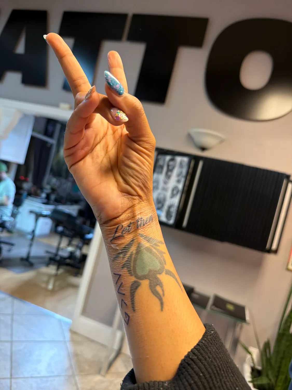 Tattoo photo included with Mahogany Artis' Google review