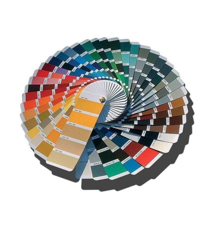 Nuancier de couleurs pour travaux de peinture intérieure et finitions
