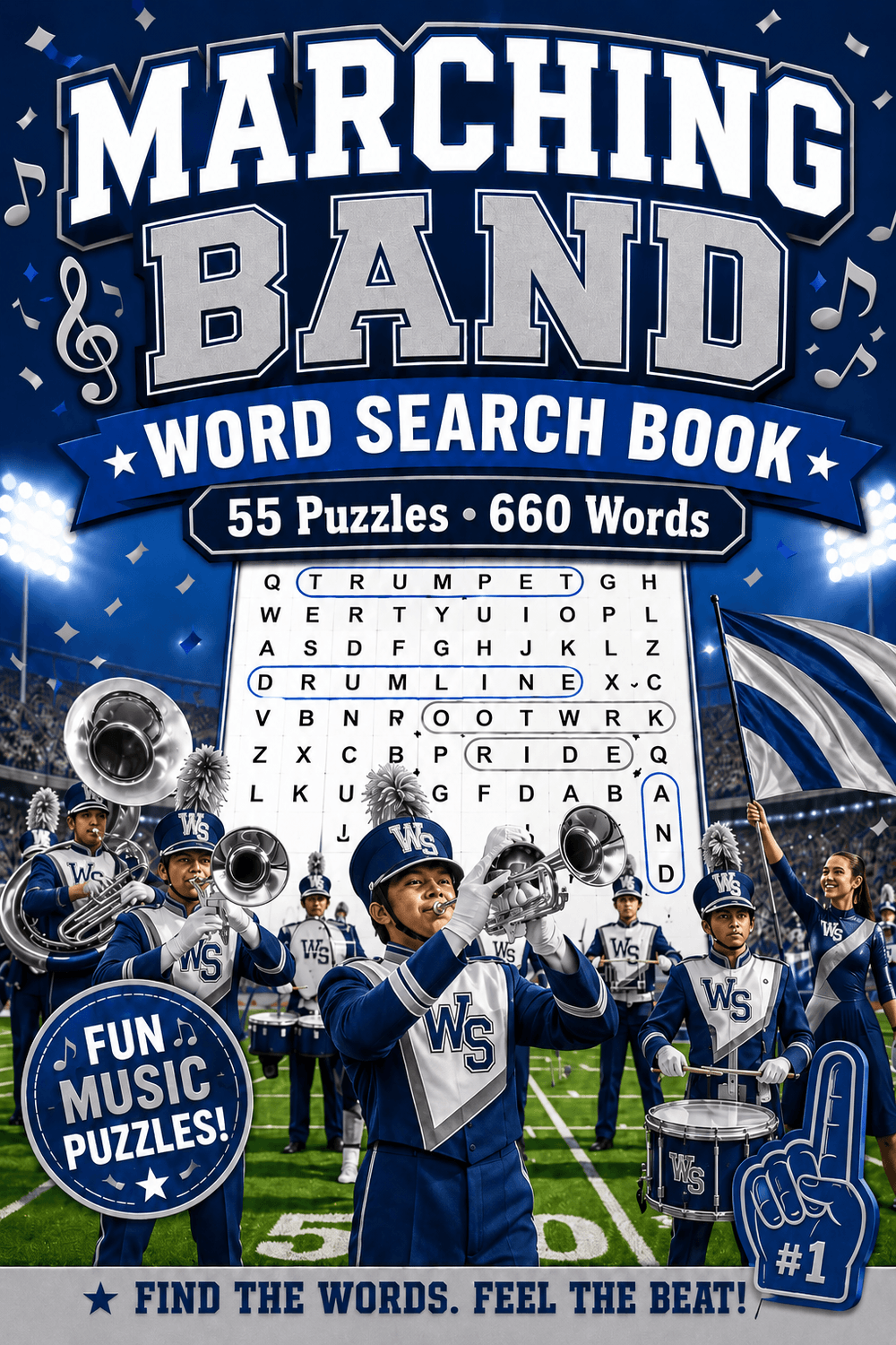 Marching Band Word Search book cover