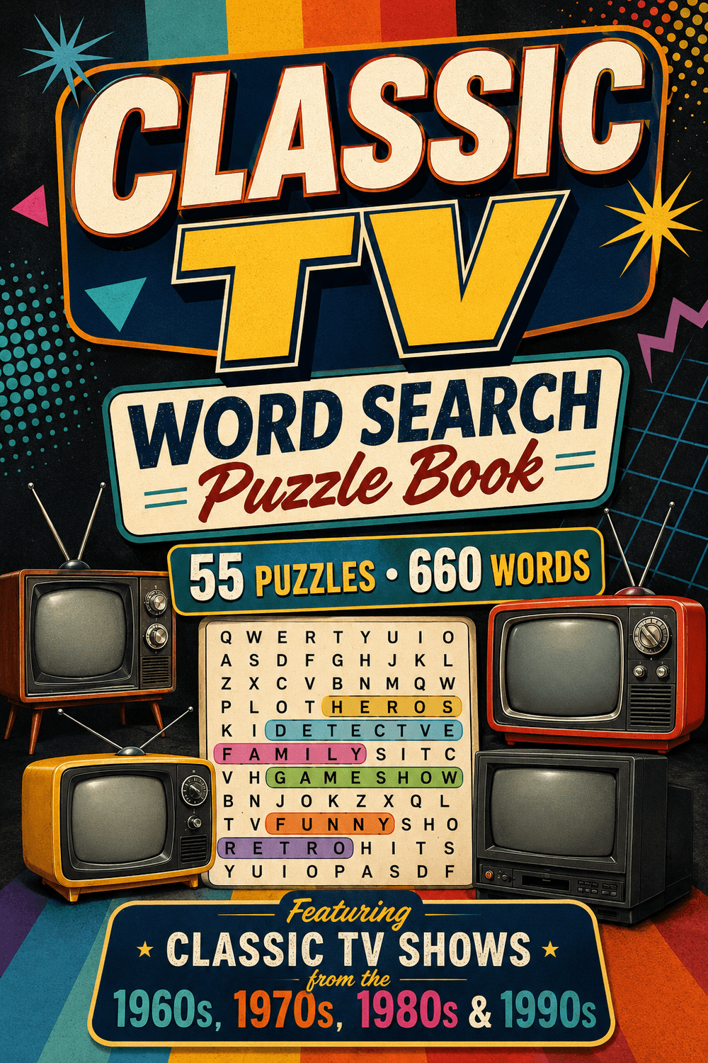 Classic TV Word Search cover