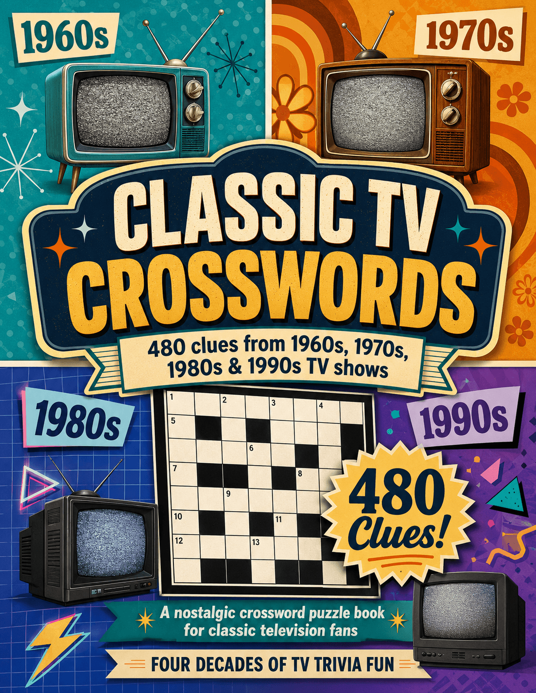 Classic TV Crossword Puzzle book cover
