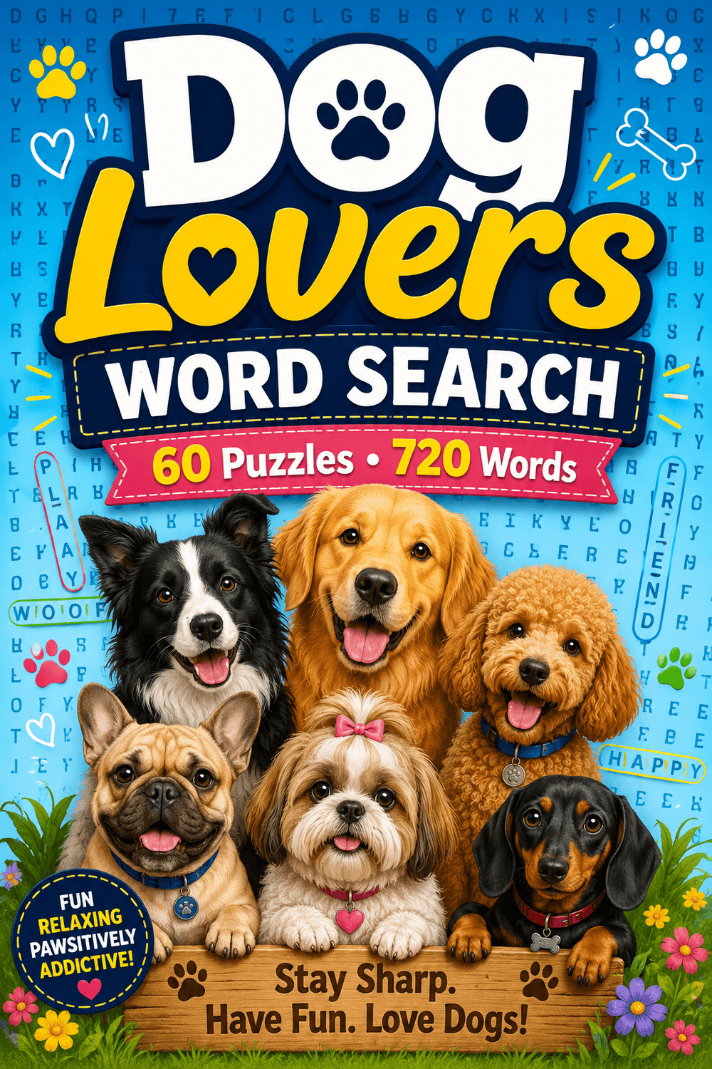 Dog Lovers Word Search cover