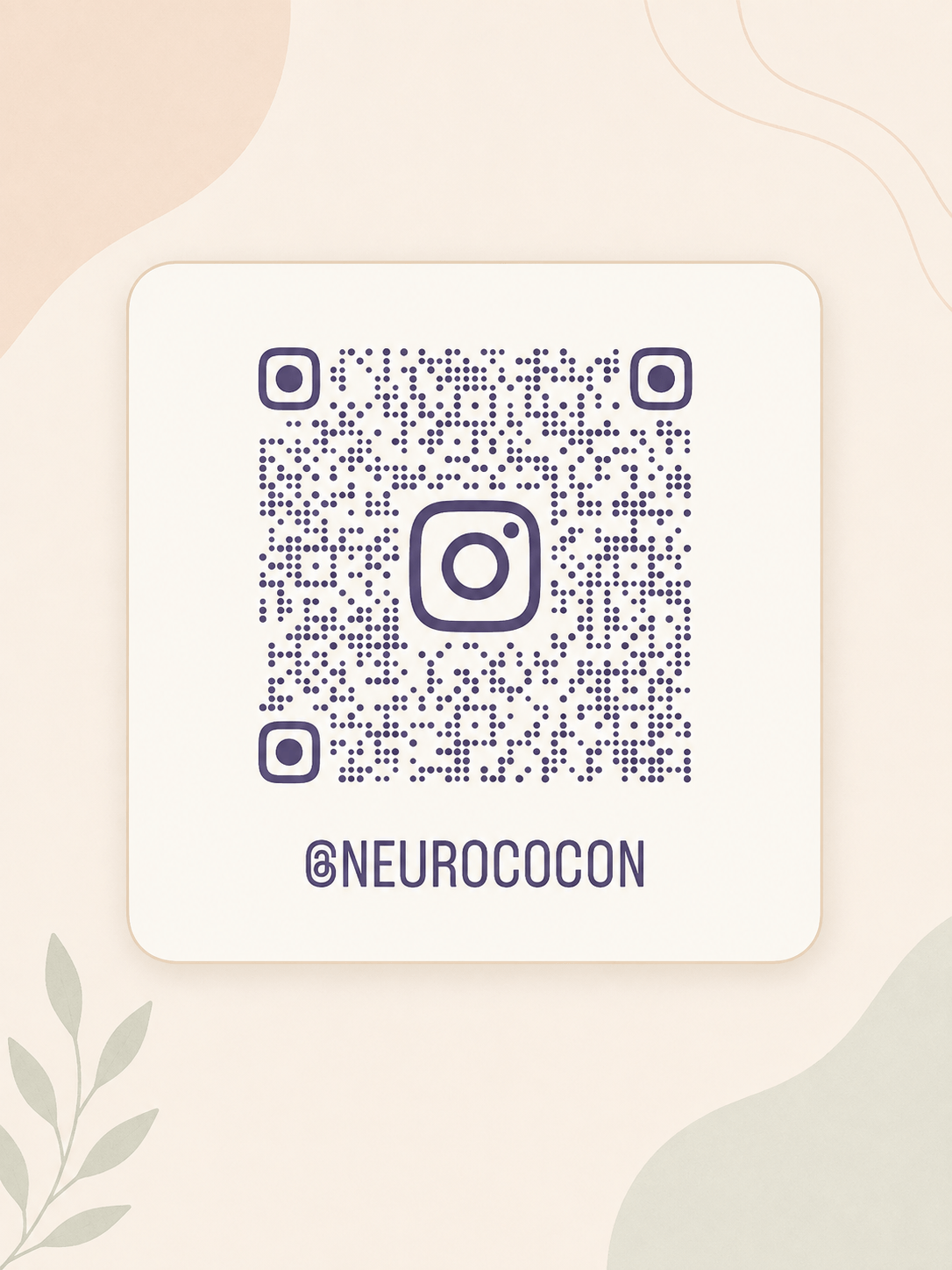 QR code Instagram NeuroCocon