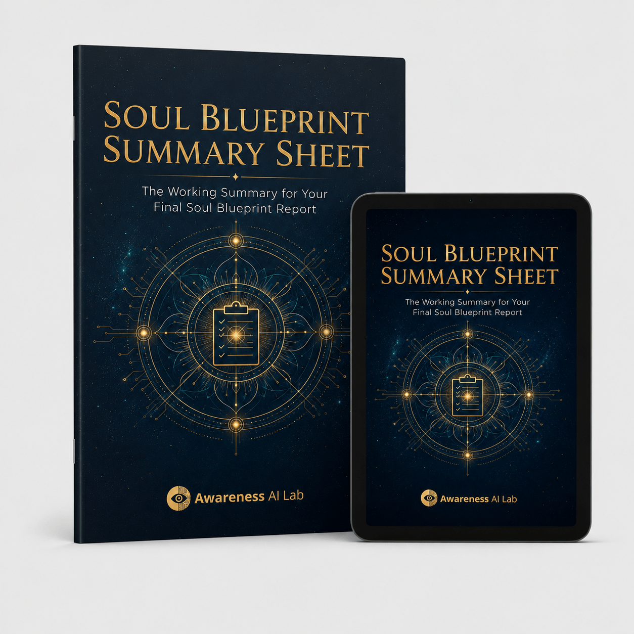 Soul Blueprint Summary Sheet mockup