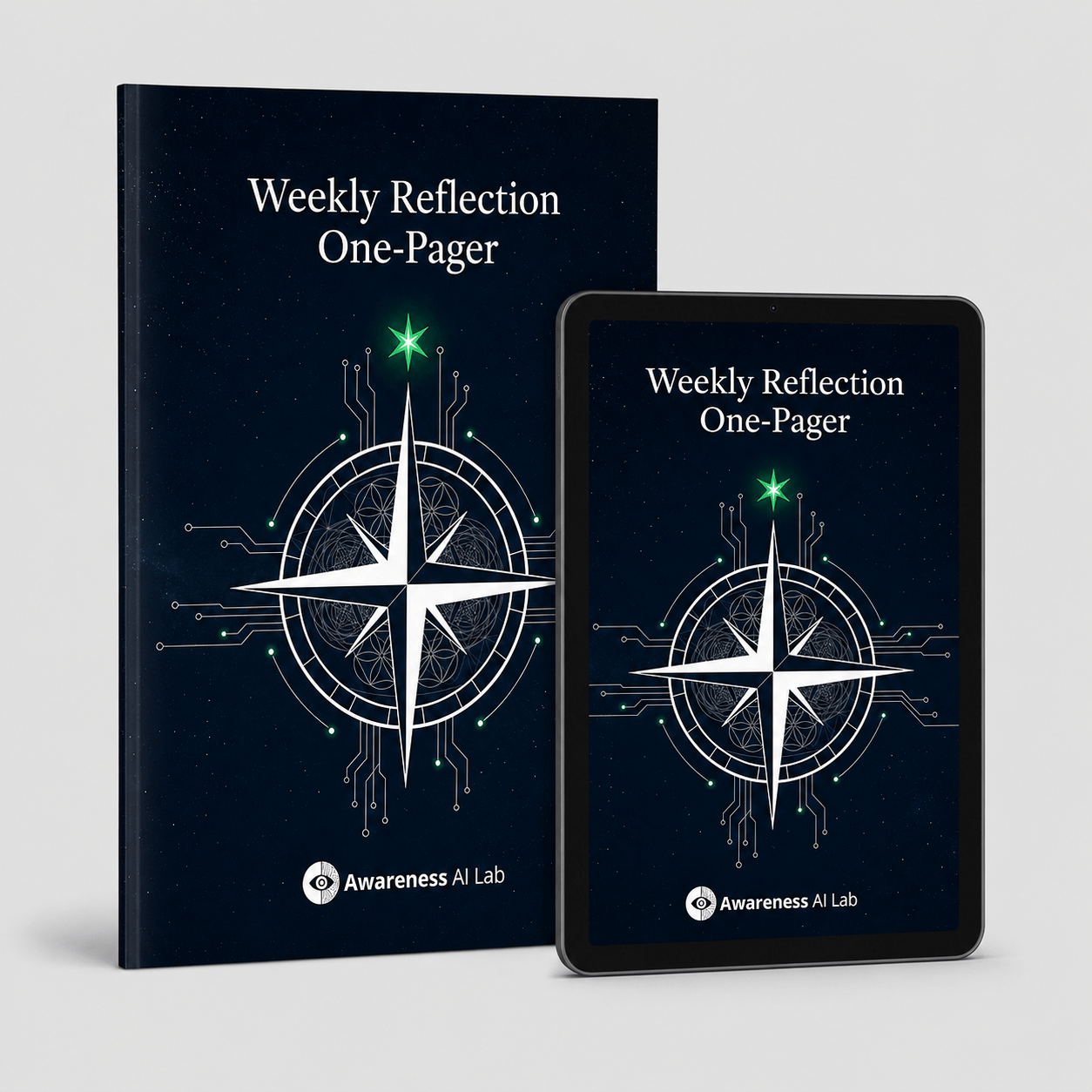 Weekly Reflection One-Pager mockup