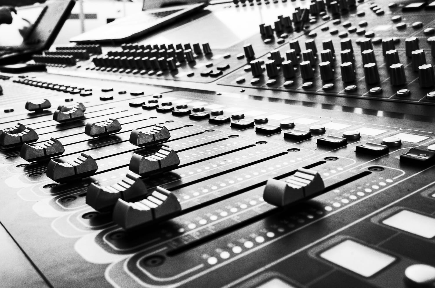 La console de mixage