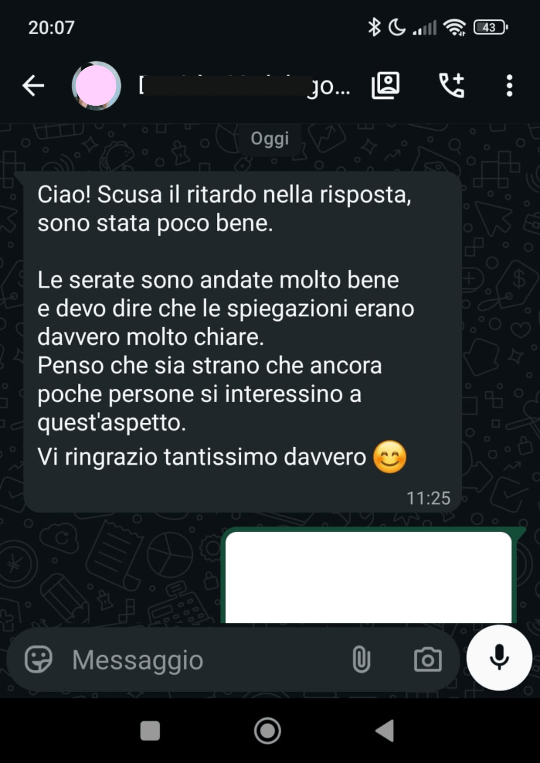 Testimonianza percorso FPF