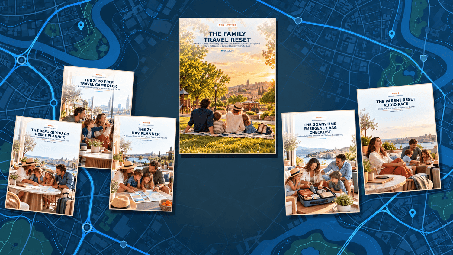 The Family Travel Reset complete bundle with five bonus resources