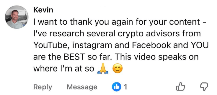 Student testimonial