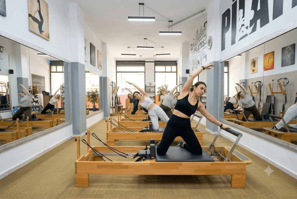 Pilates Aynur reformer pilates seansı