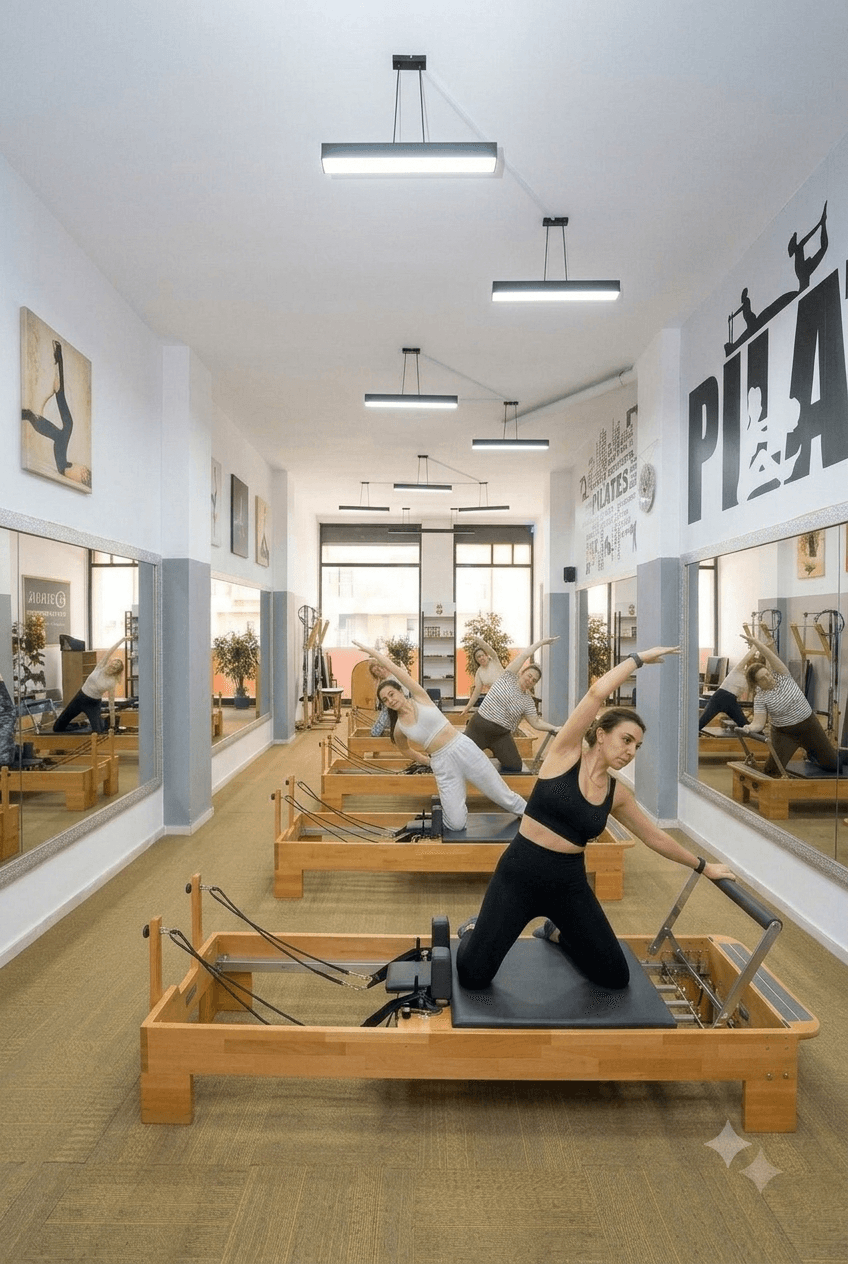 Pilates Aynur reformer pilates seansı